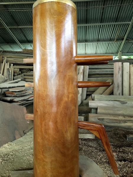 Mộc nhân đường kính 50cm gỗ lim nam phi